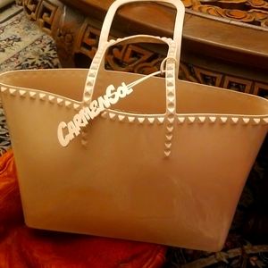 Carmensol jelly large tote bag